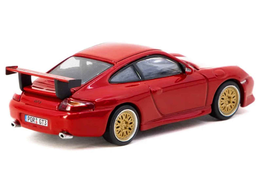 Porsche 911 GT3 (996) Red "Global64" Series 1/64 Diecast Model by Tarmac Works