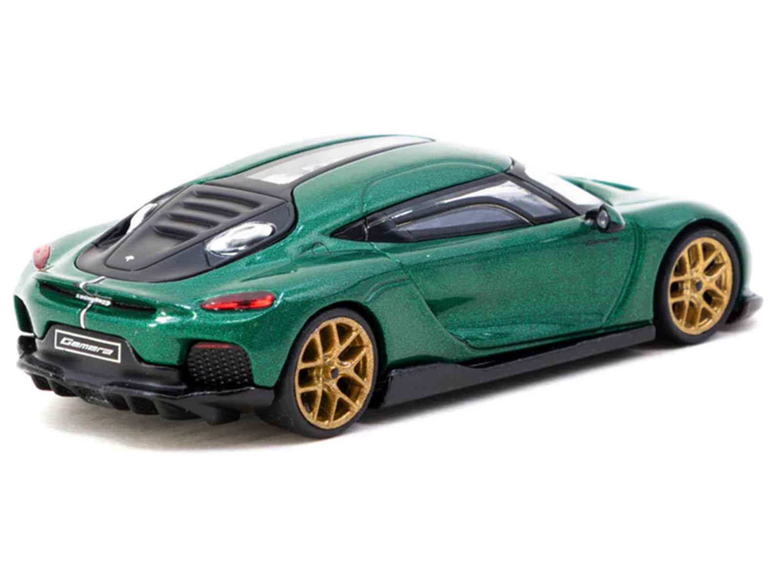 Koenigsegg Gemera Green Metallic "Global64" Series 1/64 Diecast Model by Tarmac Works