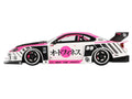Nissan "LB-Super Silhouette" S15 SILVIA RHD (Right Hand Drive) #99 "Auto Finesse - SEMA 2023" White and Pink 1/18 Model Car by Top Speed