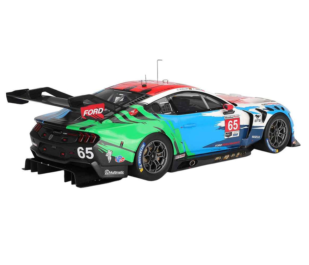 Ford Mustang GT3 #65 Joey Hand - Dirk Muller "Ford Multimatic Motorsports" "Motul Course de Monterey - Laguna Seca" (2024) 1/18 Model Car by Top Speed