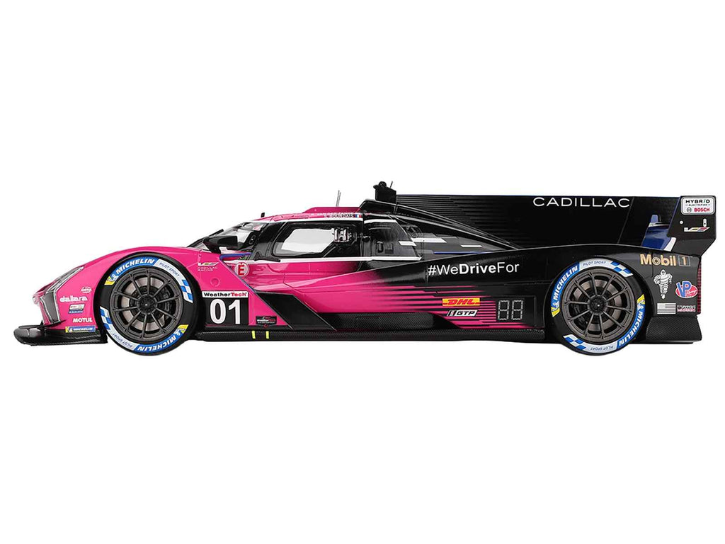 Cadillac V-Series.R #01 Sebastien Bourdais - Scott Dixon - Renger van der Zande "Cadillac Racing" Winner IMSA "Petit Le Mans" (2024) 1/18 Model Car by Top Speed