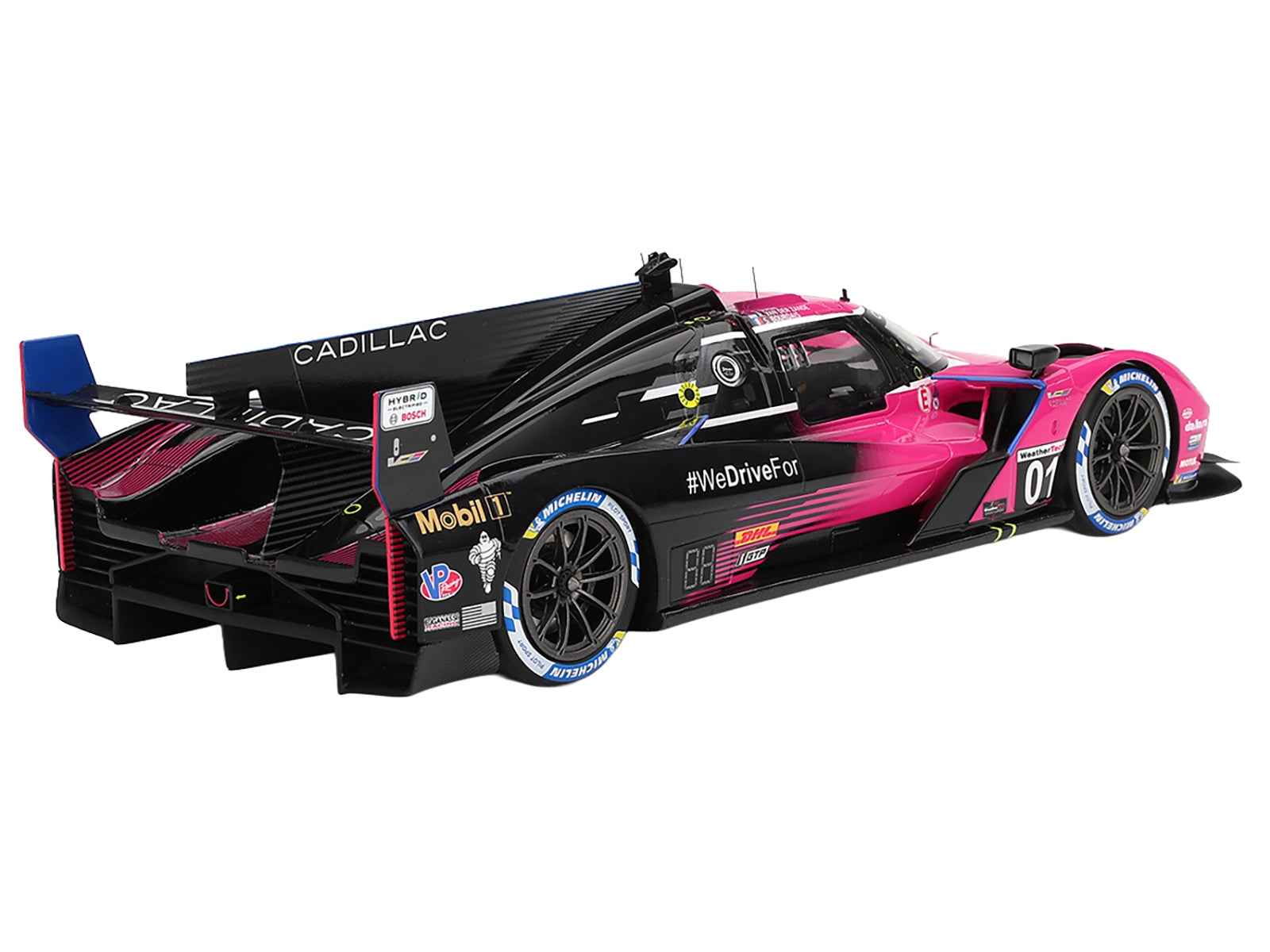 Cadillac V-Series.R #01 Sebastien Bourdais - Scott Dixon - Renger van der Zande "Cadillac Racing" Winner IMSA "Petit Le Mans" (2024) 1/18 Model Car by Top Speed