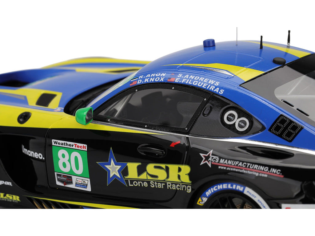 Mercedes-AMG GT3 EVO #80 Scott Andrews - Ralf Aron - Eric Filgueiras - Dan Knox "Lone Star Racing" IMSA "24 Hours of Daytona" (2025) 1/18 Model Car by Top Speed