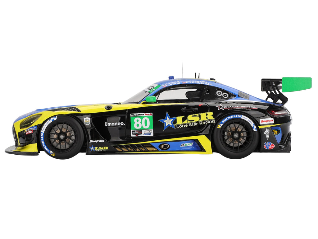 Mercedes-AMG GT3 EVO #80 Scott Andrews - Ralf Aron - Eric Filgueiras - Dan Knox "Lone Star Racing" IMSA "24 Hours of Daytona" (2025) 1/18 Model Car by Top Speed
