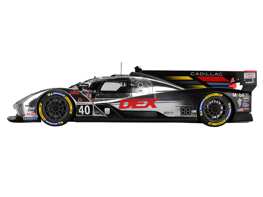 Cadillac V-Series.R #40 Louis Deletraz - Kamui Kobayashi - Jordan Taylor "Cadillac Wayne Taylor Racing" IMSA "24 Hours of Daytona" (2025) 1/18 Model Car by Top Speed
