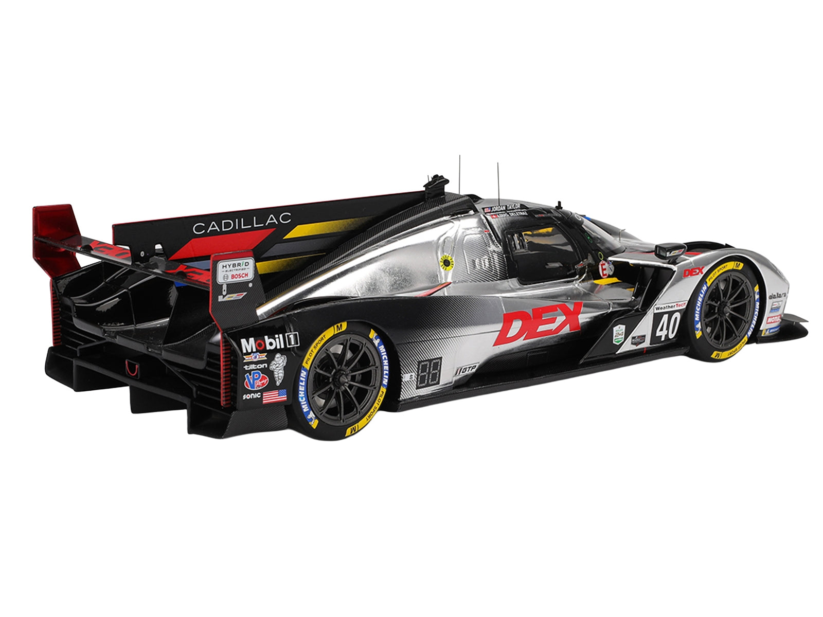 Cadillac V-Series.R #40 Louis Deletraz - Kamui Kobayashi - Jordan Taylor "Cadillac Wayne Taylor Racing" IMSA "24 Hours of Daytona" (2025) 1/18 Model Car by Top Speed